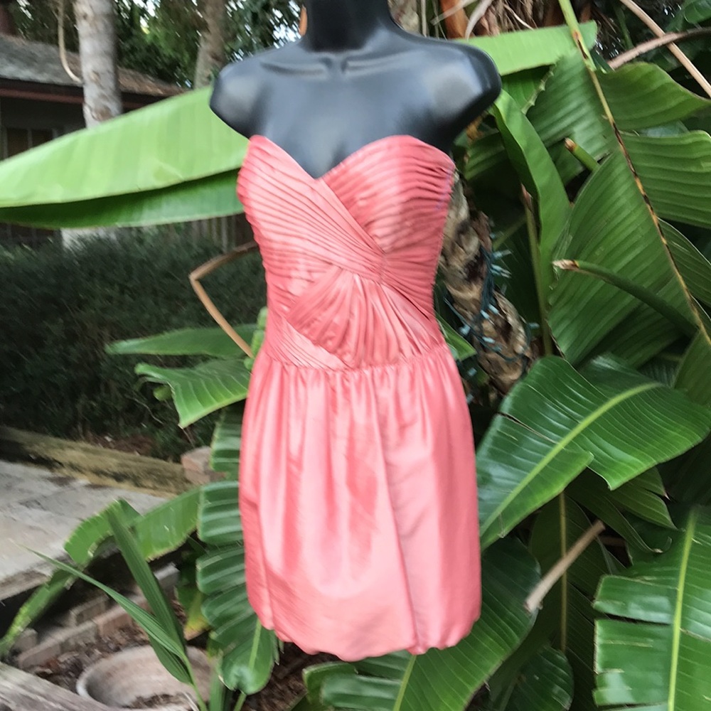 strapless bubble dress